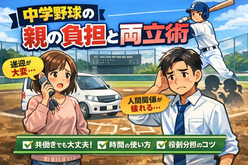 中学野球 親 負担