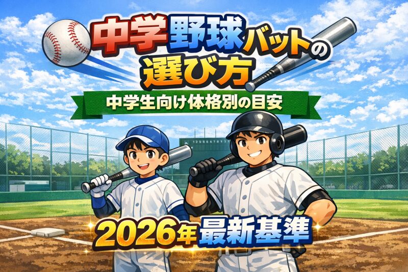 中学 軟式バット 選び方